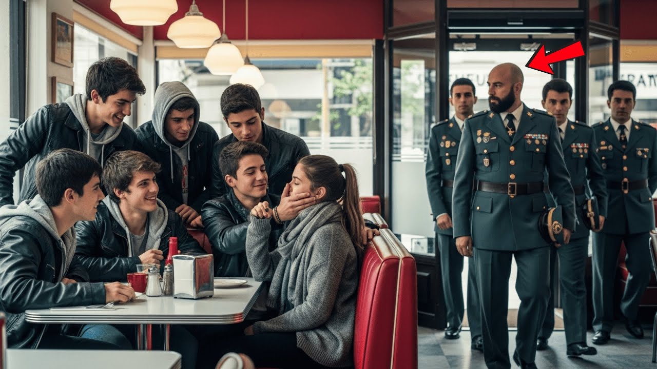 5 Matones Atacan A Una Chica Discapacitada En La Cafetería — Hasta Que Llega Su Padre…