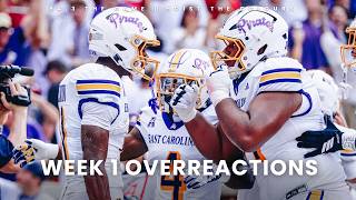 Information HTC: Week 1 ECU Football and College Football Overreactions Guide
