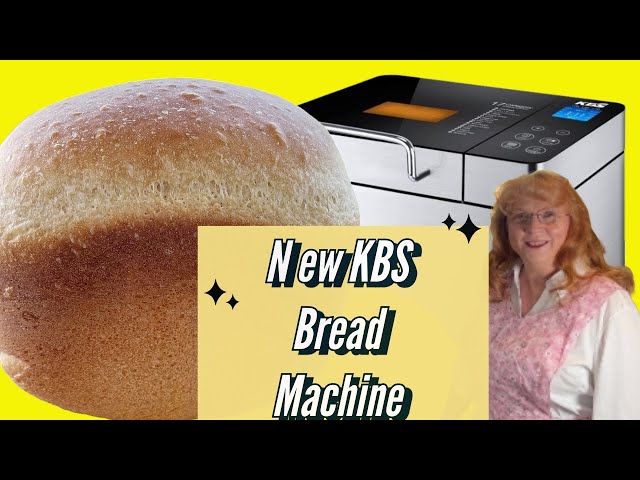 KBS Bread Maker 17-in-1 Options, Oven Mitt + Recipes - Stainless