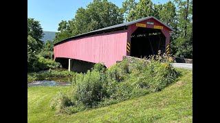 The Beautiful Covered Bridges Over Sherman's Creek in Perry County, Pennsylvania