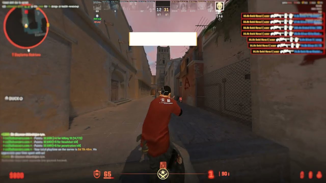 cs2 hvh highlights | ft. gamesense.pub / skeet.cc『7-5K』