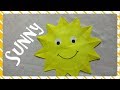How to make Sun with Paper / Step by step /Summer vacation special for kids