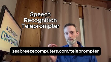 Speech Recognition Teleprompter