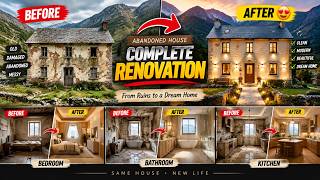 Son Renovates His Parents' Abandoned Mountain House ❤️ | Incredible Home Transformation.