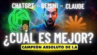 ¿Cuál IA Es Mejor para Tu Negocio? ChatGPT vs Claude vs Gemini (5 Pruebas Reales)