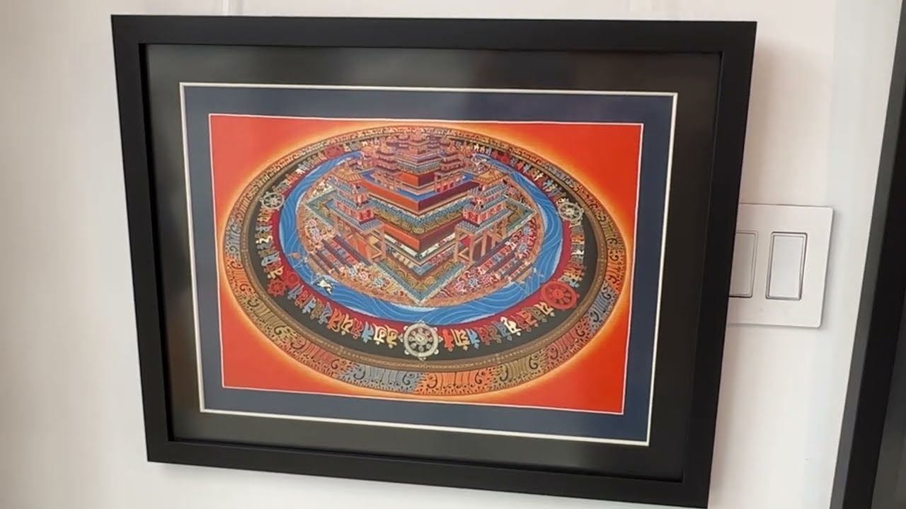 Thangka painting - Three-dimensional Mandala (Print) - Tashi Gurung