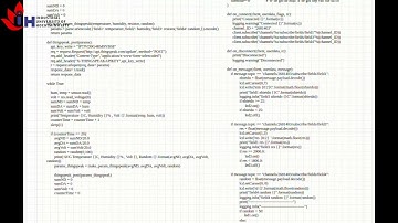 Chương trình đọc và gửi dữ liệu lên Server ThingSpeak với 2 phương thức MQTT và HTTP