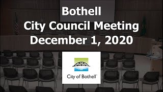 Bothell City Council Meeting - December 1, 2020