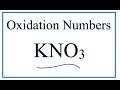 Oxidation Numbers in KNO3