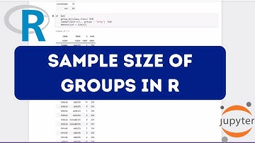 Find the Sample Size or Number of Rows Per Group in R using n() || R Programming Tutorial