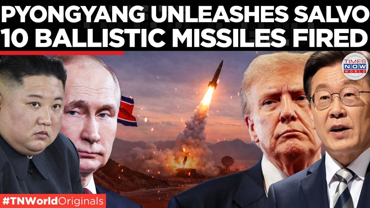 MISSILE STORM FROM PYONGYANG: Ten Ballistic Missiles Fired As Emergency ...