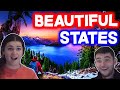 British Couple Reacts to Top 10 MOST BEAUTIFUL STATES in America