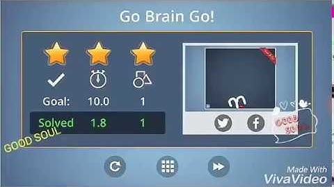 Brain It On! Level 11 to 20 solved with 3 stars - watch solution of level 11-20 with three stars