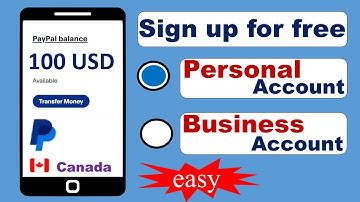 How to create paypal account in Canada