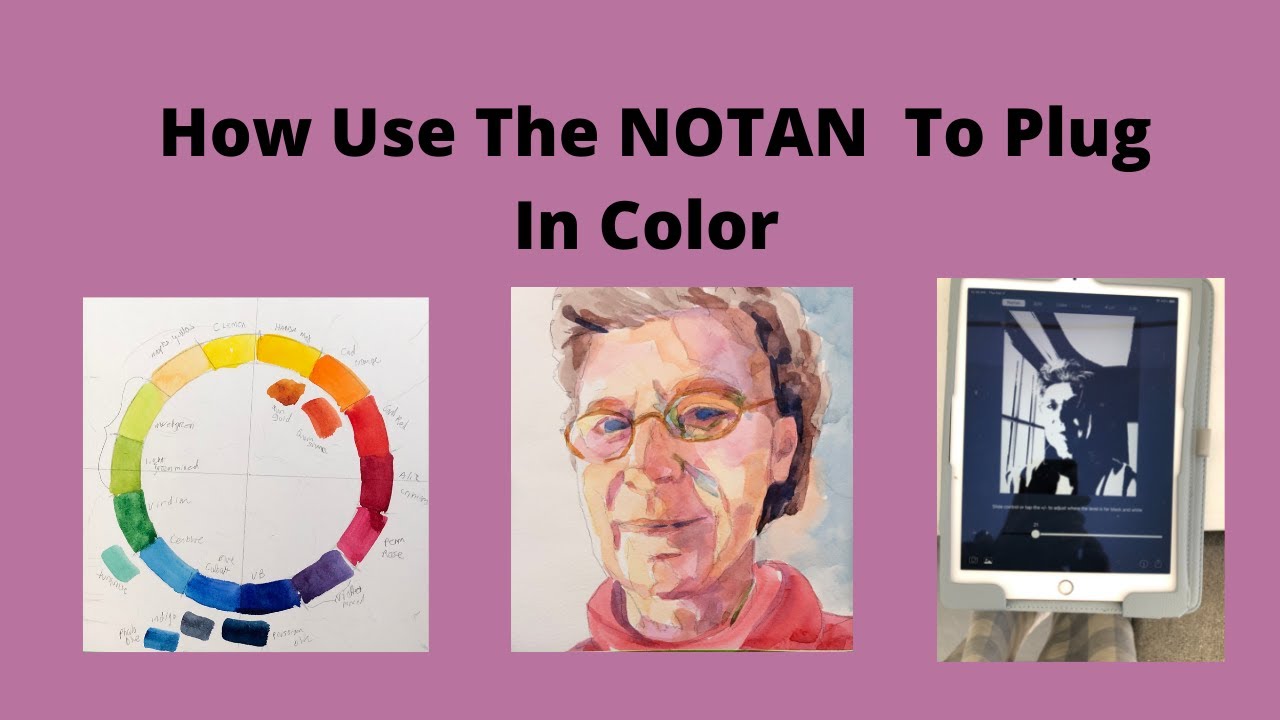 How To Turn A NOTAN Into Color - YouTube