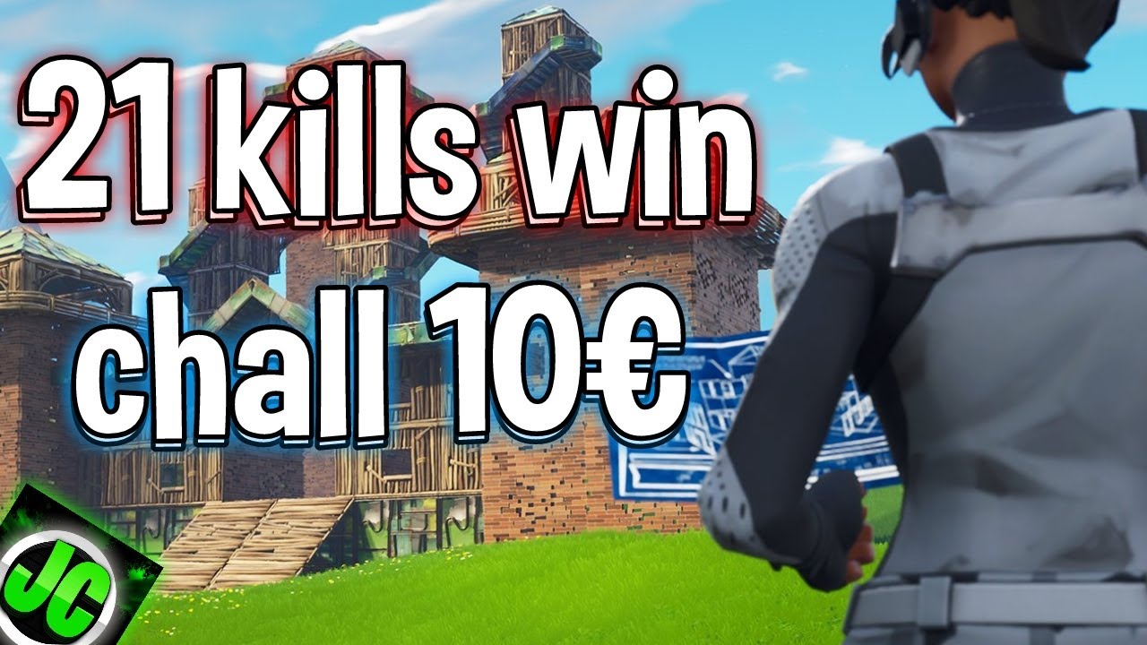 21 kills win waggers chall 10 solo fortnite battle royale - waggers fortnite