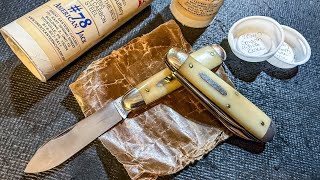 видео: Great Eastern Cutlery 78 американских ветчин из гладкой белой кости картинка: Great Eastern Cutlery 78 американских ветчин из гладкой белой кости