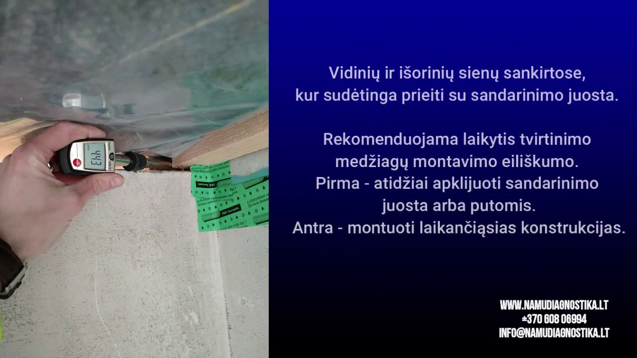 namudiagnostika.lt patarimai kaip paruošti pastatą sandarumui