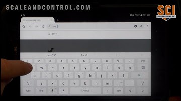 SCI WLS555 Onboard Weighing System: Connecting Device to WLS555