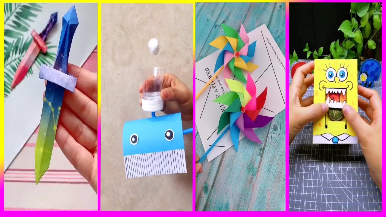 Super easy card game ideas, paper games for kids, crafts for kids, 20 totally cool paper letters