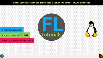 TeamSpeak 3 Server Linux (init-script + SQLite Database)