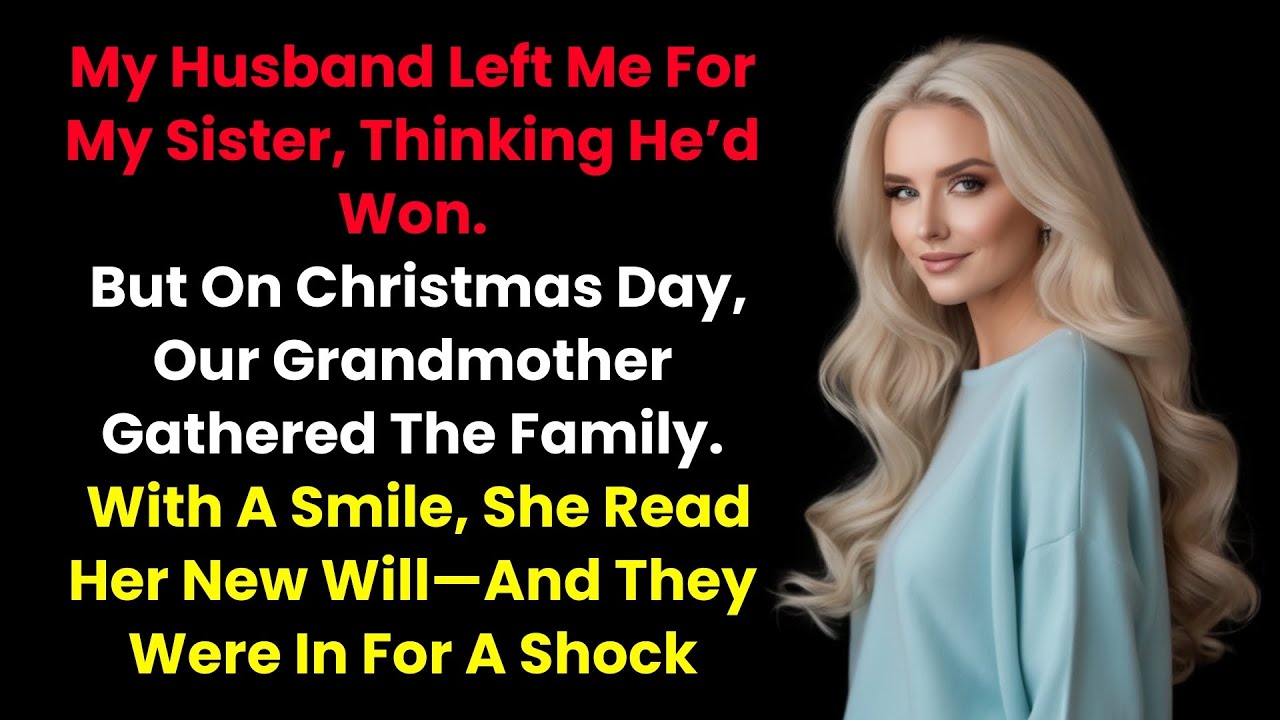 Husband Left Me For My Sister, So Our Grandmother Changed Her Will On Christmas Day