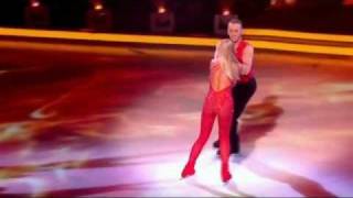Jennifer Ellison cuts head open with skate on Dancing On Ice - 12th February 2012