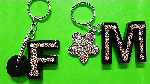 Resin art for begginers | DIY keychain 