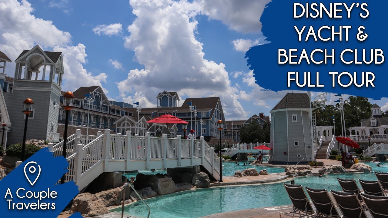 Resort Tour of Disney's Yacht and Beach Club | Deluxe Resort | Walt Disney  World - YouTube