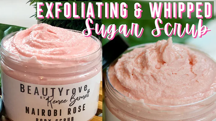 DIY WHIPPED BODY SCRUB Recipe for GLOWING SKIN | E...