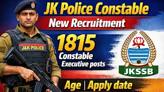 JK police Constable New Recruitment 2026 | Constable Executive Notification Out | JK Police Bharti  screenshot 2