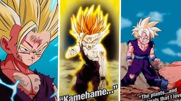 NEW LR SUPER SAIYAN 2 GOHAN ANIMATIONS, ACTIVE SKILL, OST & KO SCREEN | DBZ: Dokkan Battle