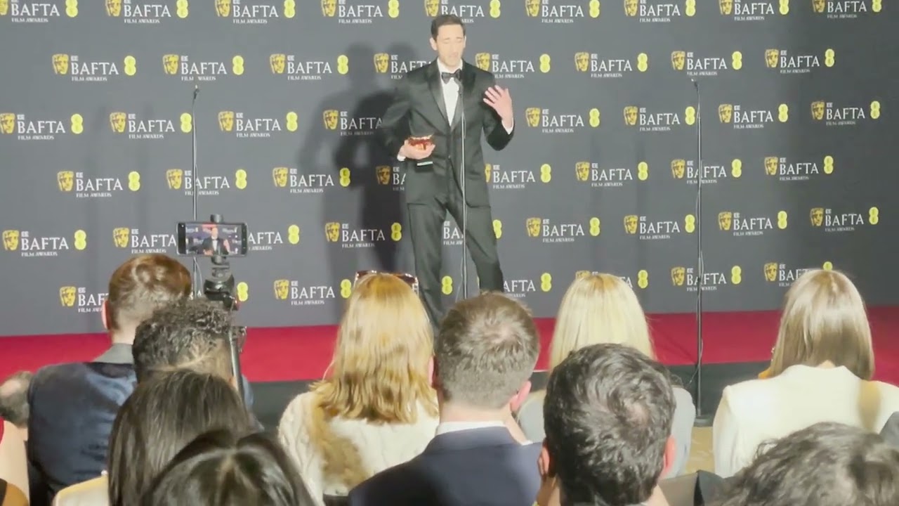 Adrien Brody Best Leading Actor | BAFTA 2025 Winners Press Conference