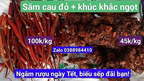 Sâm cau đỏ và khúc khắc ngọt (thổ phục linh) trị đau nhức xương khớp, mạnh gân cốt, khỏe sinh lý