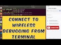Wireless debugging using adb command  | Android Studio #yesandroid