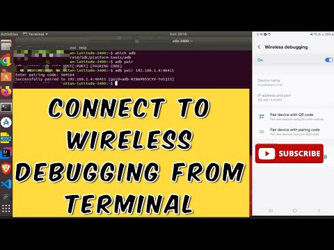 Wireless debugging using adb command  | Android Studio #yesandroid