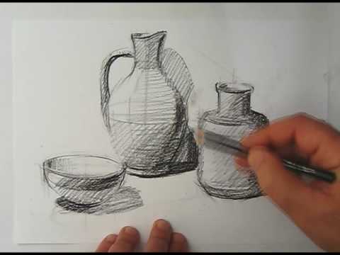 drawing still life - how to draw still-life - YouTube