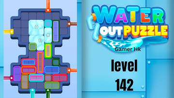 Water out puzzle level 142 Walkthrough Solution 