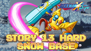 Mega Man X DiVE: Stage 13 Hard - Snow Base