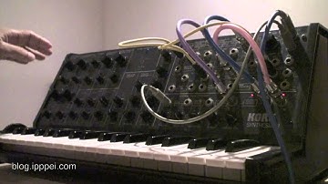 Korg MS-20 flicking accent loop by ESP #korgms20