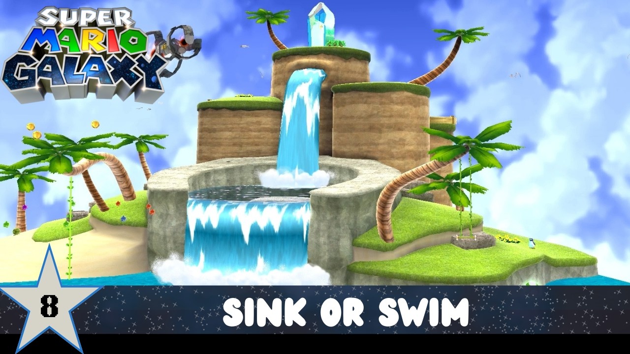 Super Mario Galaxy Let's Play #8: Sink or Swim