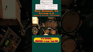 Rock Drumming n.3 8th note patterns #shorts #drumming #drums