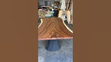 Beautiful live edge table from woodwshop to its forver home #diningtable #diningroom #homedecor