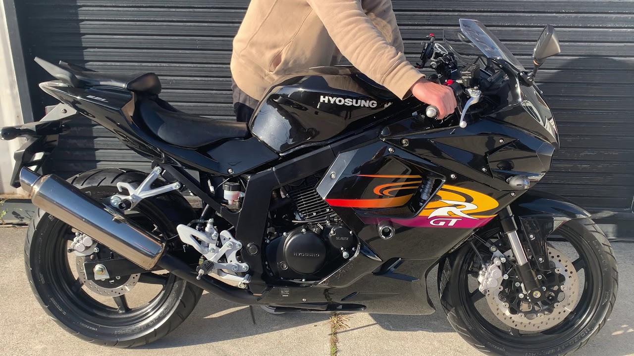 エンジン始動動画あり　堺市堺区ヒョースンGT250 3000キロ ヤフオク ヒョースン GT250R エンジン始動動画 - YouTube