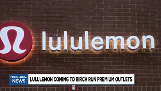 Lululemon coming to Birch Run outlet mall