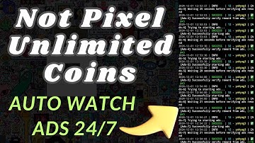 NotPixel Unlimited Points Script | Auto Watch Ads & Earn Points Fast | NotPixel Earning Trick