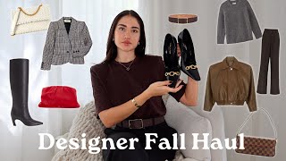 Big designer fall haul ♡ Saint Laurent, LV, Levis, Hermès, Loro Piana, Bottega, The Frankie Shop