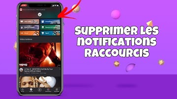 COMMENT DÉSACTIVER LES NOTIFICATIONS RACCOURCIS POUR LES APPLICATIONS PERSONNALISÉES