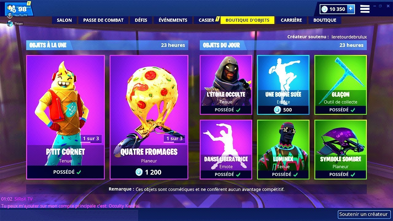boutique fortnite du 18 fevrier 2019 item shop february 18 2019 - boutique aujourd hui fortnite