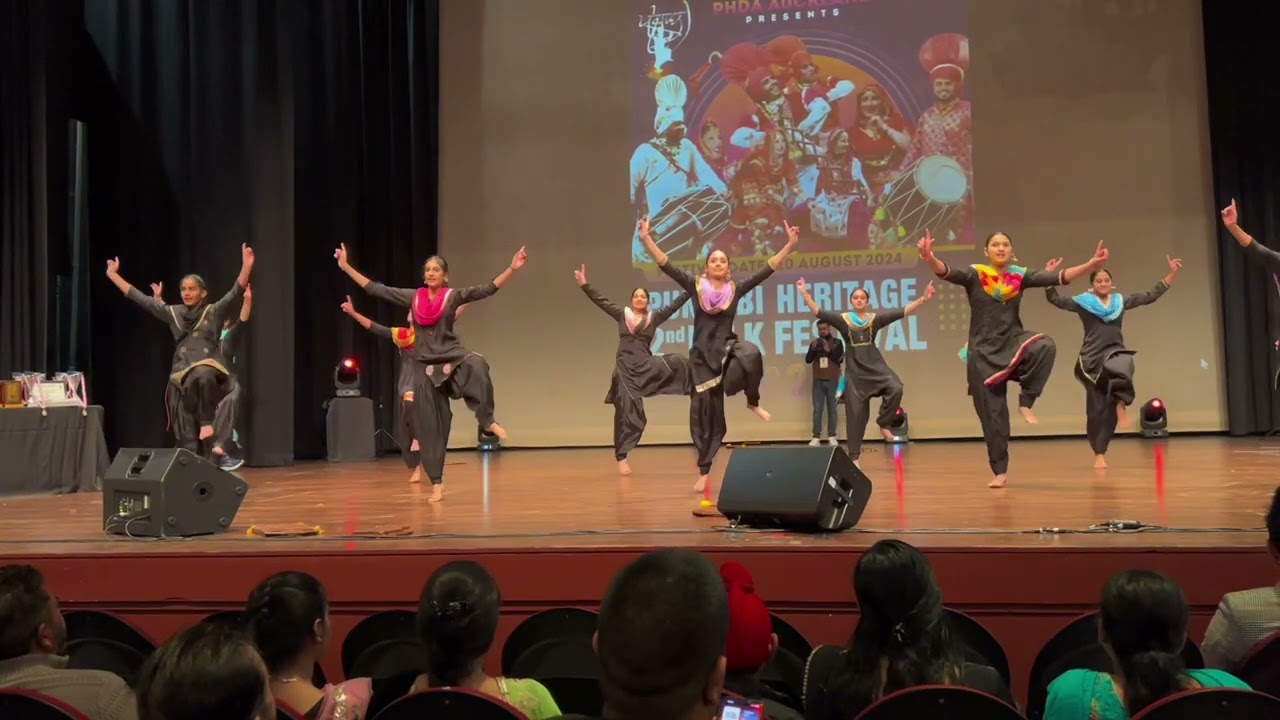 My daughter performance #bhangra #punjabisong
